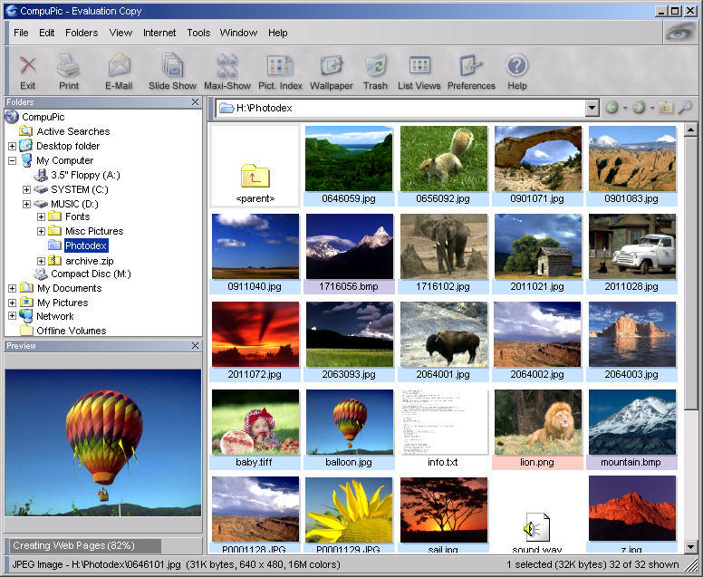 CompuPic Screenshot